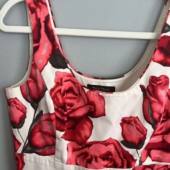 White House Black Market Women’s 4 floral sleeveless dress - Picture 5 of 14